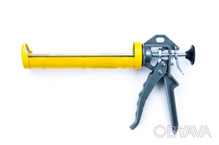 Пистолет для выдавливания силикона СИЛА усиленный
Пистолет для силикона — мощный. . фото 1
