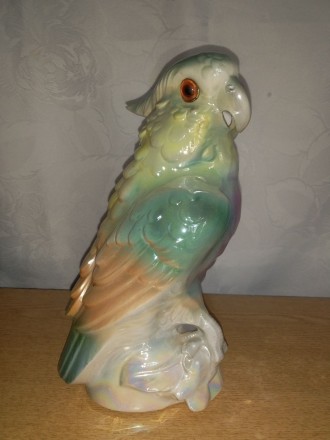 Продам лампу-ночник. Статуэтка- попугай, фарфор, Германия. Отличное состояние, д. . фото 8