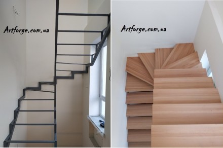 Изготовление каркасов лестниц из металла - под обшивку, универсальные или открыт. . фото 13