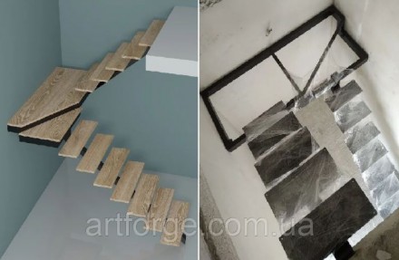 Изготовление каркасов лестниц из металла - под обшивку, универсальные или открыт. . фото 10
