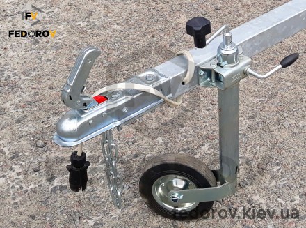 Опорное (подкатное колесо) autoflex-knott с хомутом. Київ. фото 1 Опорное (подкатное колесо) autoflex-knott с хомутом. Київ. фото 1