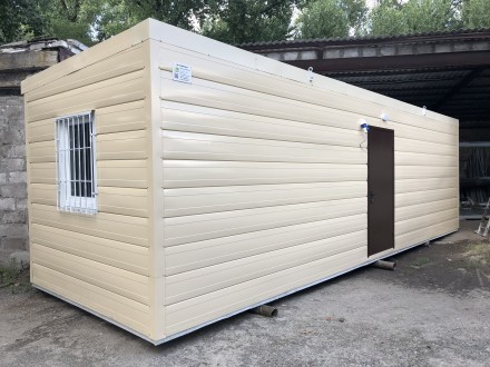 Бытовка для рабочих 9*2,7*2,7 m. Днепр. фото 1