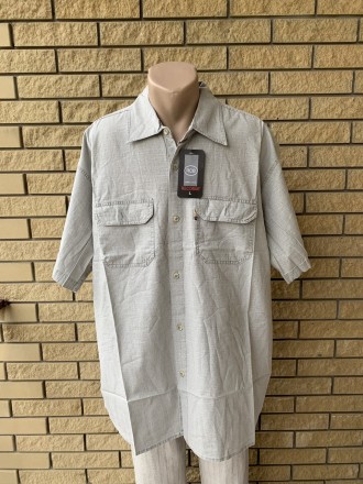 Рубашка мужская летняя льняная  высокого качества больших размеров RECOBA, Турци. Днепр. фото 1