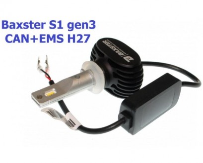
Кратко о Baxster S1 gen3 H27 5000K CAN+EMS (2 шт):Цоколь: Н27Мощность - 25. . фото 3
