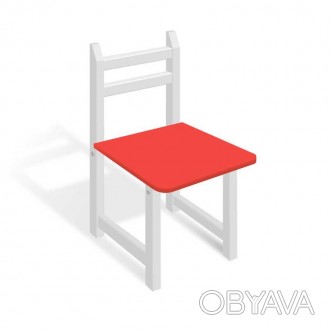 Стульчик СЦ 004 бело-красный:
Размер сиденья: 28х28 см.
Высота спинки от пола: 5. . фото 1
