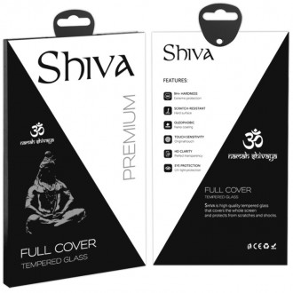 Защитное стекло Shiva 3D для Apple iPhone 11 Pro / X / XS (5.8") (Черный). . фото 5