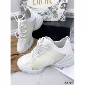 Кроссовки Dior D-Connect 
Высота подошвы спереди: 2см. Подошва сзади: 5,5 см . 
. . фото 6