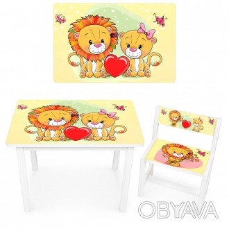 Детский стол со стульчиком Bambi BSM1
Детский столик представляет собой стильный. . фото 1