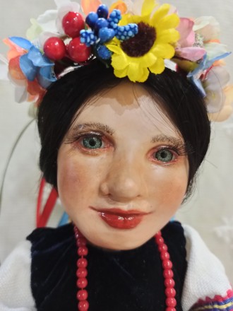 Кукла ручной работы Украинка.
Украинская женщина - это символ изобилия, радости. . фото 6
