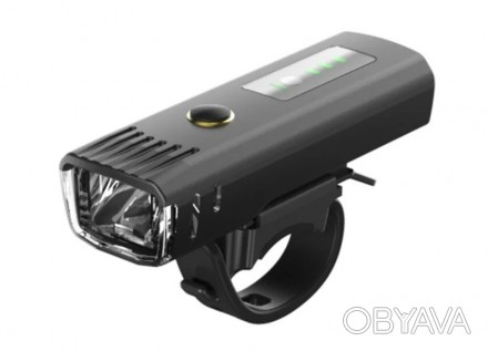 Функциональный передний фонарь для велосипедов DEN-042-XPG. Передняя яркая фара . . фото 1