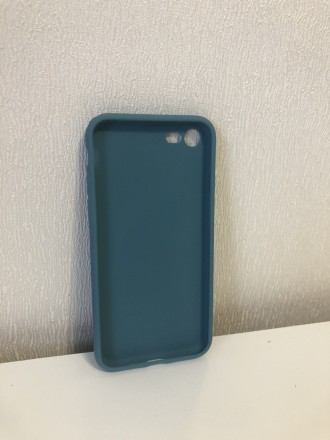 Продается абсолютно новый силиконовый чехол синего(бирюзового) цвета, на Iphone . . фото 3