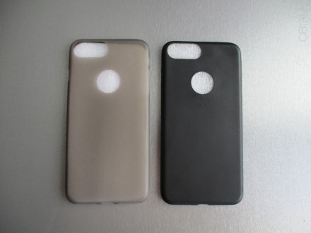 Чехол для iPhone 7 Plus / 8 Plus. Силиконовый бампер.  Цвет - черный, прозрачный. . фото 2