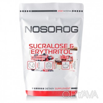 
Nosorog Sucralose & Erythritol 300 гр - це низьковуглеводний підсолоджувач, яки. . фото 1