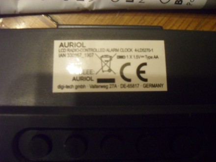LCD таймер ( термометр / часы / будильник / календарь )  из Германии компании AU. . фото 9