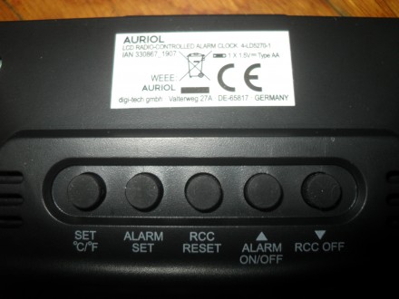LCD таймер ( термометр / часы / будильник / календарь )  из Германии компании AU. . фото 7