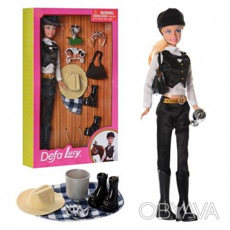Кукла DEFA 8289 (24шт) 30см, шляпа, сумочка, кубок, обувь, корона, в кор-ке, 20-. . фото 1