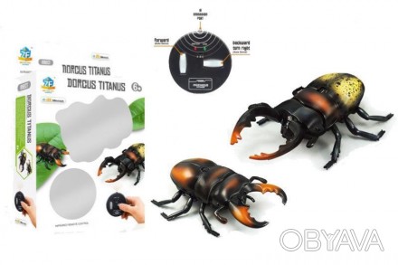 Игрушка жук на радиоуправлении 9996E-F
Насекомое Жук, размер 11,5 см. Игрушка ра. . фото 1