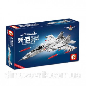 Конструктор Sembo 202055 "Военный самолет истребитель Flying Shark J15" 1186 дет. Харьков. фото 1 Конструктор Sembo 202055 "Военный самолет истребитель Flying Shark J15" 1186 дет. Харьков. фото 1
