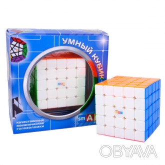 Кубик 5х5 от украинского бренда Smart Cube. Плавный ход, яркие грани и качествен. . фото 1