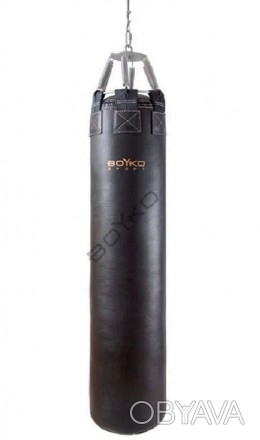 Мішок боксерський BS - циліндричний ПВХ, 150х35 cm на 6 пружинах L18 з обертовим. . фото 1