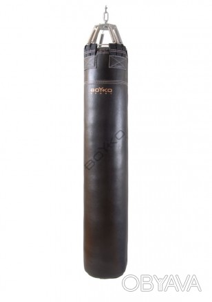 Мішок боксерський BS - циліндричний ПВХ, 180х35 cm на 8 пружинах L18 з обертовим. . фото 1