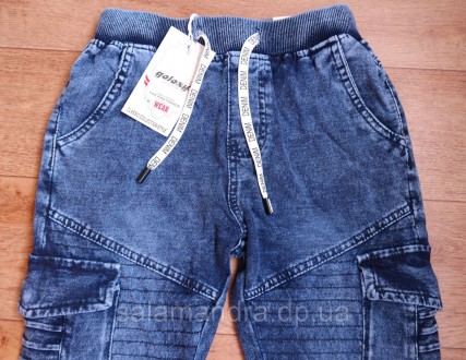 
Стильные джинсы на мальчика
Ткань джинсовая стрейчевая (тянется), средней плотн. . фото 3