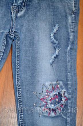 
Ткань джинсовая стрейчевая (тянется), средней плотности, на весну и лето, по та. . фото 5