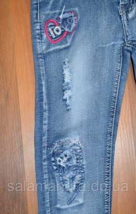
Ткань джинсовая стрейчевая (тянется), средней плотности, на весну и лето, по та. . фото 4