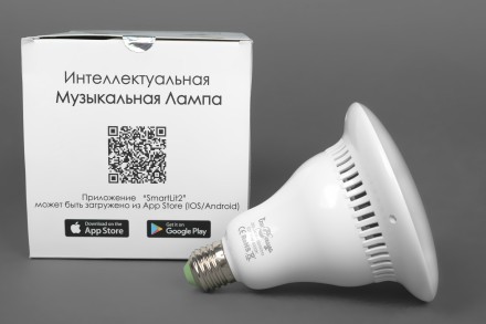 Умная музыкальная ЛЭД лампочка с Bluetooth динамиком + RGB 

Смарт лампоч. . фото 10
