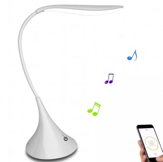 Смарт лампа колонка настольная LED Bluetooth | Smart LED Music Desk Lamp -&. . фото 5