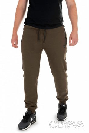 Штаны Фокс цвета хаки с карманами и уникальным принтом Fox Camo сверху.
 Передни. . фото 1