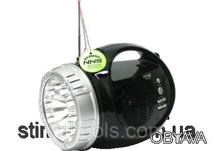 Описание:
Переносный аккумуляторный светодиодный фонарь-радиоприёмник NS-065U-1 . . фото 1