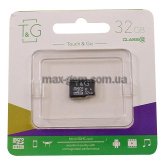 Карта пам'яті MicroSDHC 32Gb T&G Class 10 UHS-I (card only). Запорожье. фото 1 Карта пам'яті MicroSDHC 32Gb T&G Class 10 UHS-I (card only). Запорожье. фото 1
