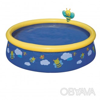 Детский надувной бассейн Bestway "Пчелки" 152х38, синий
Этот надувной бассейн - . . фото 1