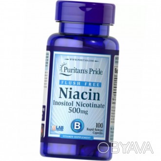Ниацин Puritan's Pride Niacin 500 мг 100 капс
✅Только оригинальная продукция, от. . фото 1