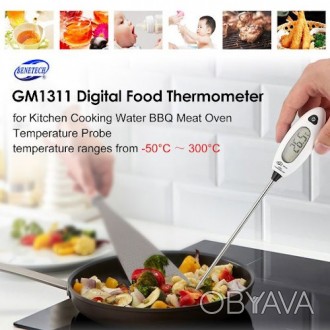 Термометр цифровий кухонний BENETECH GM1311
Термометр для м'яса GM1311 виробницт. . фото 1