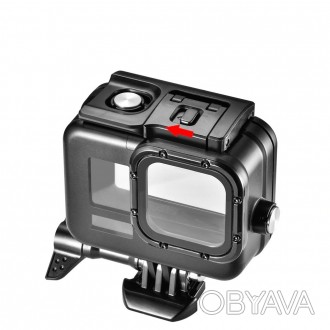 Водонепроницаемый аквабокс для GoPro Hero 8 Black от бренда "Shoot" в исполнении. . фото 1
