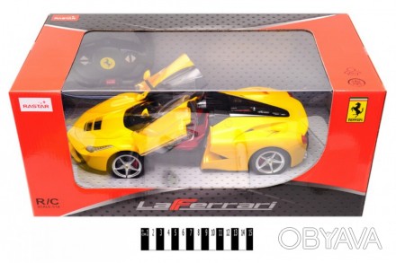 
Машина Ferrari LaFerrari (радіокерування, коробка) 50100 р.43*25.5*17.5см Детал. . фото 1