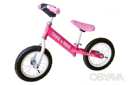 
Велобіг Take&Ride RB-50 Classic рожево-білий Детальніше тут: http://www.babytoy. . фото 1
