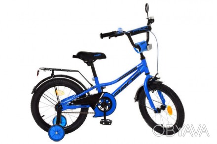 
Велосипед PROF1 16д. Y16223 Prime синій (дзвінок, додаткові колеса) Детальніше . . фото 1
