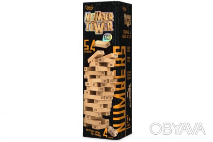 
Розвиваюча настільна гра "NUMBER TOWER" NT-01U DANKO Детальніше тут: http://www. . фото 1