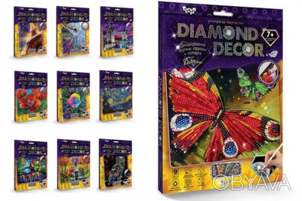 
Набір креативної творчості DIAMOND DECOR DD-01-01,02..07,09,10,11 DANKO Детальн. . фото 1