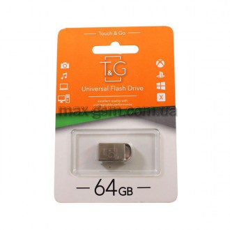 USB 64Gb T&G 107 Metal series. Запорожье. фото 1 USB 64Gb T&G 107 Metal series. Запорожье. фото 1