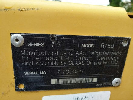 Продам зернову жатку Claas C750.Свіжопривена з США,в Україні не працювала.Жатка . . фото 7
