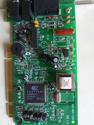 Внутренний Dial-Up факс-модем Acorp M56PIH-1шт.
МОДЕМ Conexant PCI Model FSFI-1. . фото 5