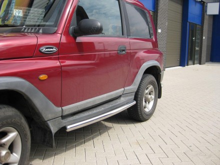 Подпорожники на SsangYong Korando (60 диаметр). Київ. фото 1 Подпорожники на SsangYong Korando (60 диаметр). Київ. фото 1