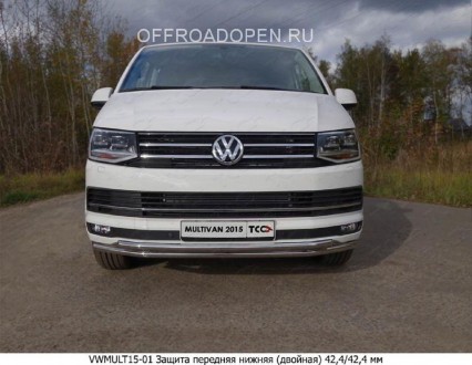 Труба двойная на Volkswagen Transporter T6 (70 диаметр). Київ. фото 1 Труба двойная на Volkswagen Transporter T6 (70 диаметр). Київ. фото 1