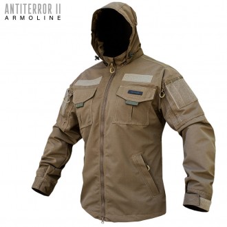 
Куртка - ветровка, серия (ANTITERROR II), в расцветке COYOTE (койот) с подкладк. . фото 2