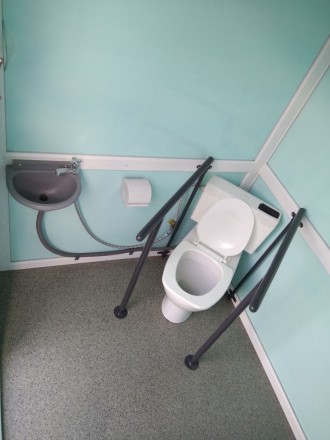 Мобильная туалетная кабина «Для инвалидов» предназначена для использ. . фото 2