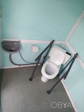 Мобильная туалетная кабина «Для инвалидов» предназначена для использ. . фото 1